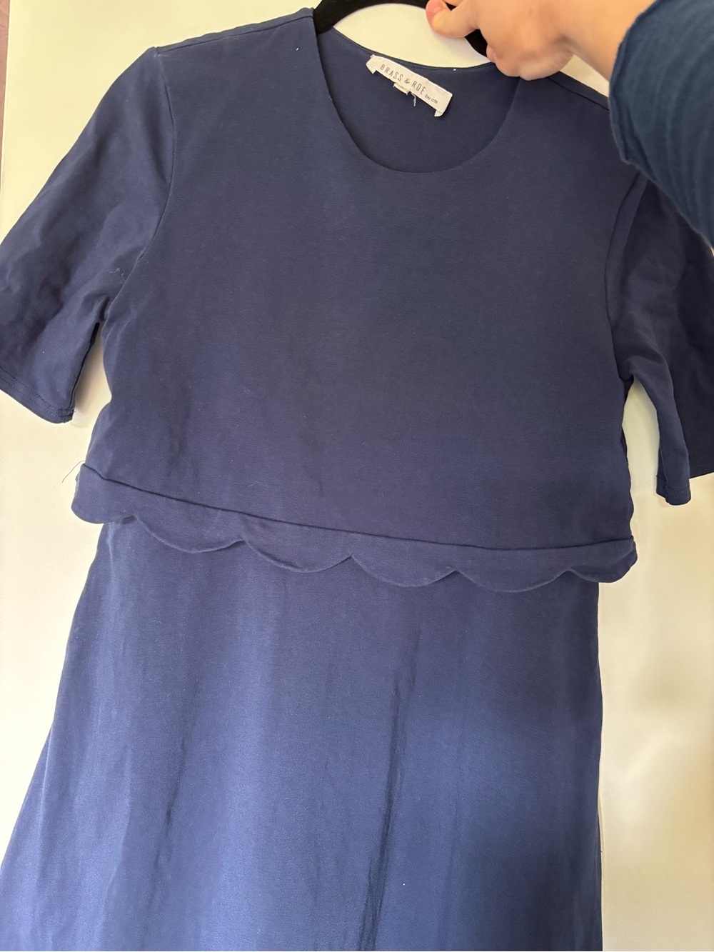 Brass & Roe Royal Blue Nursing Dress